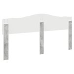 vidaXL Tête de lit Gris béton 180 cm Bois d'ingénierie