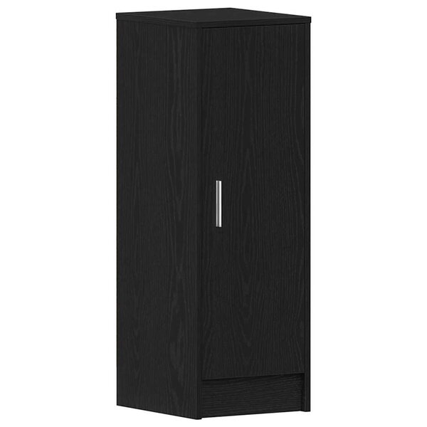 vidaXL Cabinet à chaussures avec étagère Chêne noir 32 x 35 x 92 cm
