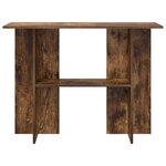 vidaXL Table console Chêne fumé 100 x 30 x 75 cm Bois d'ingénierie