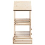 vidaXL Lit superposé sans matelas 90x200 cm bois de pin massif