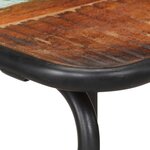 vidaXL Chaises de bar lot de 2 bois de récupération solide