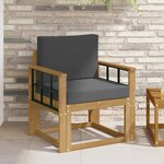 vidaXL 2 Pièce Ensemble de canapés d'extérieur Polyester
