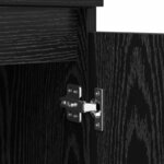 vidaXL Buffet Chêne noir 60 x 35 x 70 cm Bois d'ingénierie