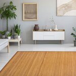 Tapis en bambou 60 x 300 marron