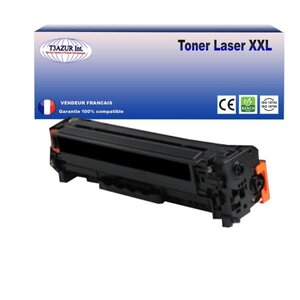 T3AZUR - Toner compatible avec Canon 045H pour Canon MF-631Cn  MF-633Cdw  MF-635Cx Noir - 3 200p