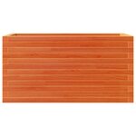 vidaXL Jardinière cire marron 90x40x46 cm bois de pin massif