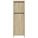 vidaXL Armoire de salle de bain Chêne sonoma 30x30x95 cm Aggloméré