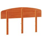 vidaXL Tête de lit cire marron 150 cm bois massif de pin
