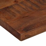 vidaXL Dessus de table 100x60x2 5cm rectangulaire bois massif récupéré