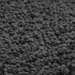 Tapis shaggy vidaXL avec dos en latex Gris foncé ø120 cm
