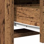 vidaXL Coiffeuse Bois Ancien 50 x 41 x 135 cm Bois d'ingénierie