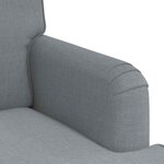vidaXL Canapé Gris clair 84 x 80 x 85 cm tissu