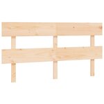 vidaXL Tête de lit 154x3x81 cm Bois massif de pin