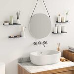 vidaXL Étagère flottante 4 pc Anthracite 30 x 9 x 2 5 cm Acier