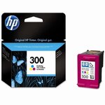 Hp 300 cartouche d'encre trois couleurs authentique pour hp deskjet f4580 et hp photosmart c4680/c4795 (cc643ee)