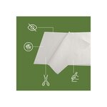Pack and Move - Lot 100 feuilles papier de soie - 32 5 x 60 cm - Blanc - Emballage cadeau  décoration  anniversaire  mariage