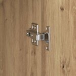 vidaXL Highboard chêne artisanal 35 x 39 x 168 cm Bois d'ingénierie