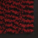 vidaXL Paillasson rectangulaire 90 x 150 cm Rouge