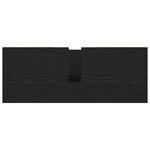 vidaXL Meuble sous-vasque avec tiroirs chêne noir 90x34 5x60 cm