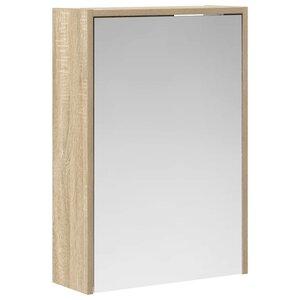 vidaXL Armoire Miroir de Salle de Bain Chêne Sonoma 43 x 16 x 62.5 cm