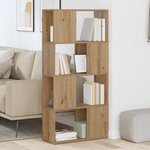 vidaXL Centre de divertissement Marron 60 x 24 x 124 cm