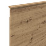 vidaXL Tête de lit Chêne artisanal 75 cm Bois d'ingénierie