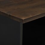 vidaXL Table de nuit   40x33x46 cm  en bois massif de mangue