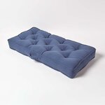 Coussin rehausseur pour canapé en coton  Bleu marine - HOMESCAPES