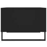 vidaXL Table basse Noir 60x50x36 5 cm Bois d'ingénierie