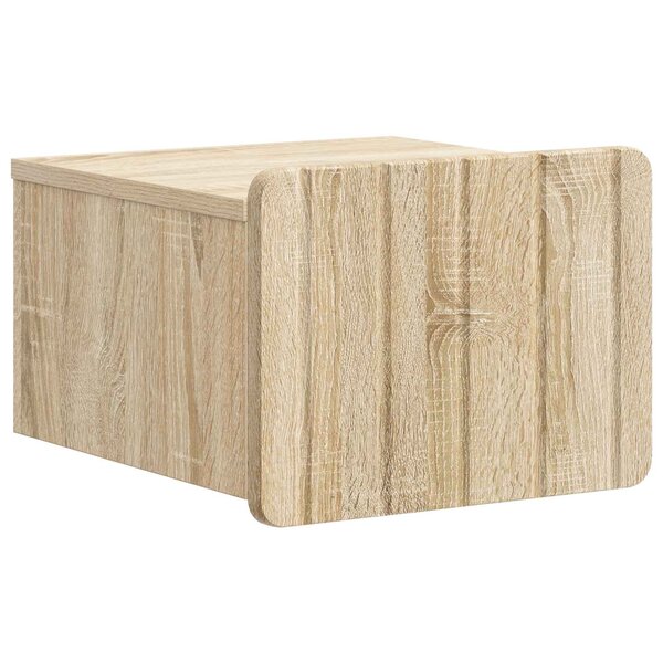 vidaXL Cabinet de chevet mural Chêne Sonoma 33 x 34 5 x 24 cm