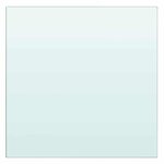 vidaXL Panneaux d'étagère 2 Pièces Verre Transparent 30 x 30 cm