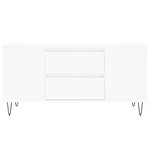 vidaXL Table basse blanc 102x44 5x50 cm bois d'ingénierie