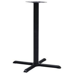 vidaXL Pied de table de bistro Noir 76x76x107 cm Fonte
