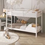 Lit superposé Jip blanc + matelas