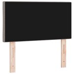 vidaXL Tête de lit avec des lumières à LED Réglable Taupe 80 cm tissu