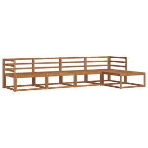 vidaXL Ensemble de canapés d'extérieur 5 pc Naturel