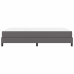 vidaXL Lit avec matelas Gris 160 x 200 cm Faux cuir