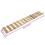 vidaXL Rouleau de decking Naturel 35 x 300 cm Bois de pin imprégné
