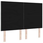 Tête de Lit vidaXL Design Blocs Diamants Gris Foncé 144 cm Tissu