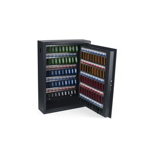 Armoire à clé haute sécurité en acier serrure à combinaison électronique - capacité 100 clés - Gris anthracite