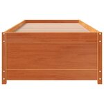 vidaXL Lit de jour sans matelas cire marron 80x200 cm bois pin massif
