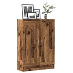 vidaXL Bibliothèque vieux bois 82 5x30 5x115 cm bois d'ingénierie