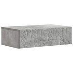 vidaXL Table d'appoint murale 87 5 x 34 5 x 17 cm Bois d'ingénierie