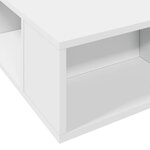 vidaXL Cadre de lit sans matelas blanc 100x200 cm