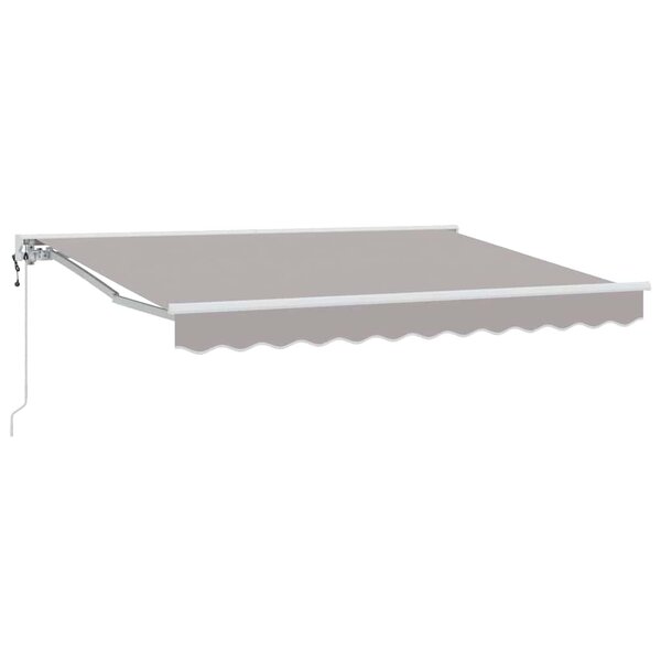 vidaXL Cadre d'auvent Gris clair 250 x 200 cm