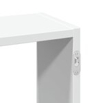 vidaXL Étagère murale blanc 159x18x66 cm bois d'ingénierie