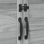 vidaXL Abri de jardin Gris 106 5 x 56 x 113 5 cm Bois d'ingénierie