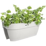 Balconnière Vibia Campana Flower Bridge 60 - Blanc 26 x 59 x hauteur 22 cm - 100 recyclé