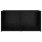 vidaXL Ensemble meuble TV Noir 72 x 35 x 37 cm Bois d'ingénierie