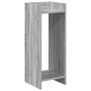 vidaXL Support de Plante Sonoma gris 30 x 30 x 80 cm Bois d'ingénierie
